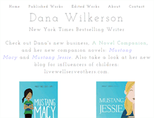 Tablet Screenshot of danawilkerson.com